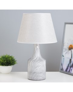 Настольная лампа «Изель» E14 40 Вт серый 22.5×22.5×37 см Risalux