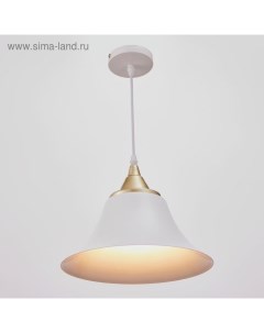 Светильник 2034837/1 E27 40 Вт белый-шампань 29×29×25 см Bayerlux