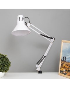 Лампа на зажиме 101 «Сорес, белая» E27 40W Risalux