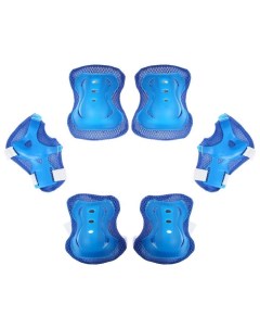 Защита роликовая OT-2020, р. S, цвет синий Onlytop