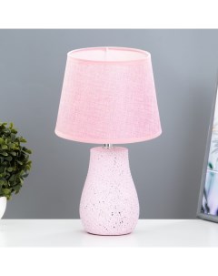 Настольная лампа «Эвили» Е14 40 Вт розовый 20×20×34 см Risalux