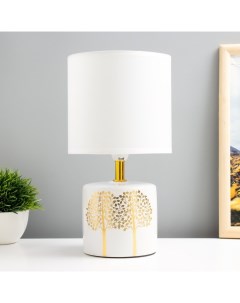 Настольная лампа «Дуо арбор» E14 40 Вт белый 15×15×28 см Risalux