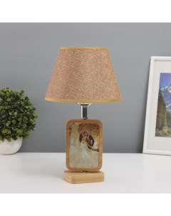 Лампа настольная с фоторамкой 7.5×11.5 см (акрил на магнитах) 20×20×35 см Risalux