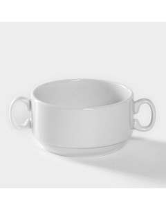 Бульонница Добрушский завод «Уют», 300 мл, фарфор, белая Добрушский фарфоровый завод