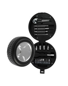 Набор инструментов, подарочный пластиковый кейс «Колесо», 20 предметов Tundra