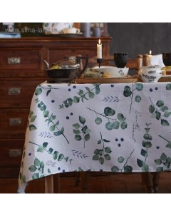 Скатерть «» Eucalyptus, 180×144 см, 100% хлопок, 164 г/м² Доляна