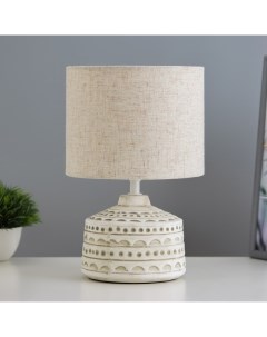 Настольная лампа «Асенди» Е14 40 Вт белый 15×15×25 см Risalux