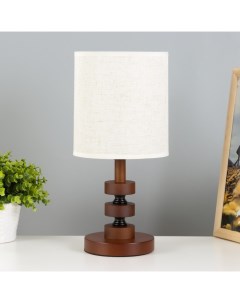 Настольная лампа «Араз», E27, 40 Вт, бордовый, 16×16×36 см Risalux