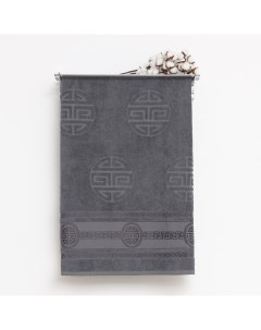 Полотенце махровое Спартак, размер 70×140 ± 2 см, серый, хлопок 100%, 430 г/м² Текстиль центр