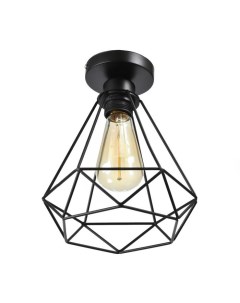Люстра потолочная «Адри», 1×60 Вт, E27, черный, 16×16×18 см Bayerlux