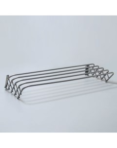 Сушилка для белья настенная, 90 см, серая Ника
