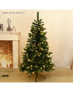 Искусственная ёлка с гирляндой Led «. Эксклюзив классик», 150 см, 434 ПВХ веток отгибаются Зимнее волшебство