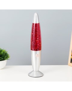 Светильник «Ракета» 1×30 Вт Е14-R39 (блестки) серебро 8×8×34 см Risalux