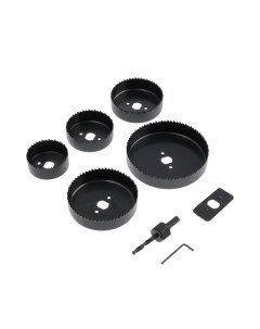 Набор пил кольцевых, 64-76-89-102-127 мм, 5 шт. Tundra