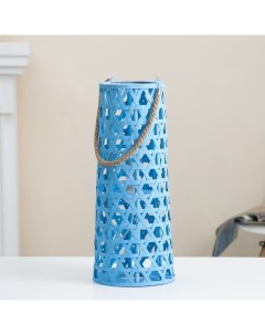 Настольная лампа «Асура» Е27 15 Вт голубой 16×16×51 см Risalux