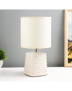 Настольная лампа «Синбола» E14 40 Вт бежевый 14×14×26.5 см Risalux