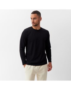 Лонгслив мужской : Basic line MAN, размер 48, чёрный Minaku