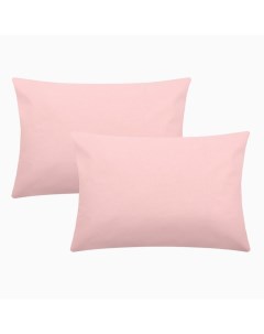 Комплект наволочек «», 50×70 см - 2 шт., розовый, хлопок 100%, поплин Этель