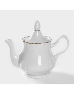 Чайник заварочный Добрушский завод «Романс», 800 мл, фарфор, белый Добрушский фарфоровый завод