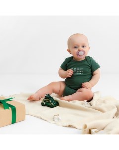 Боди детское «Еловые веточки», рост 80-86 см Крошка я