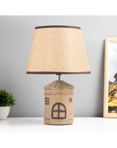 Настольная лампа «Мейзон» E14 40 Вт коричневый 22.5×22.5×33.5 см Risalux