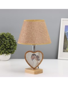 Лампа настольная с фоторамкой 9.5×8.5 см (акрил на магнитах) 20×20×35 см Risalux