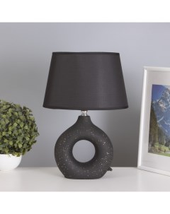 Лампа настольная «Анжелика» 1×40 Вт Е14 черный 22×22×32 см Risalux