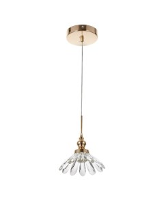 Светильник «Джами» LED 10 Вт золото 16×16×19-130 см Bayerlux