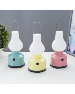 Настольная лампа «Керосиновая лампа» LED 2 Вт от батареек МИКС 8×8×17 см Risalux