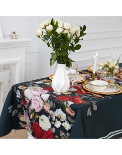 Скатерть «» Flowers, 220×147 см, 100% хлопок, саржа 190 г/м² Этель