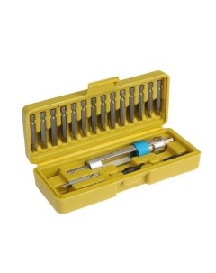 Набор сверл и бит, с поворотным адаптером «сверло-бита», 20 шт. Tundra