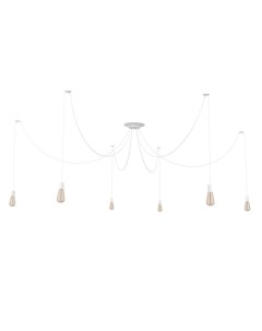 Светильник «Скин паук» 6хЕ27 40 Вт белый 30×30×20-150 см Bayerlux
