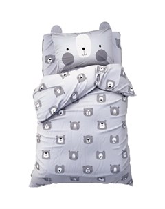 Постельное бельё 1.5-спальное «» Gray bear, бязь Этель