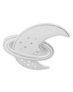 Люстра с ПДУ «Месяц» LED 145 Вт 3000-6000К диммер белый 50×50×8 см Bayerlux