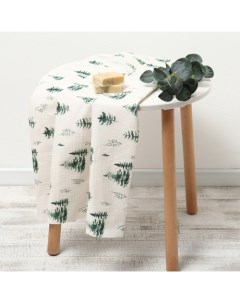 Полотенце «Ёлочки» 80×150 см, 100% хлопок, ваф.полотно, 160 г/м² Этель