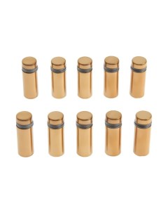 Дистанционный держатель для табличек, 12×30 мм, цвет золото, набор 10 шт. Tundra