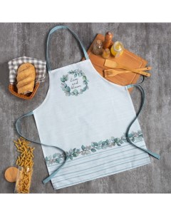 Фартук «» Flower mood 60×70 см, 100% хлопок, репс 210 г/м² Этель