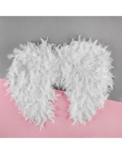 Крылья ангела «Вдохновение», на резинке, белые Страна карнавалия