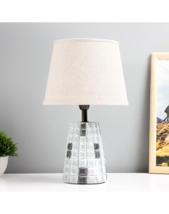 Настольная лампа «Сулитан» E14 40 Вт серый 20×20×33 см Risalux