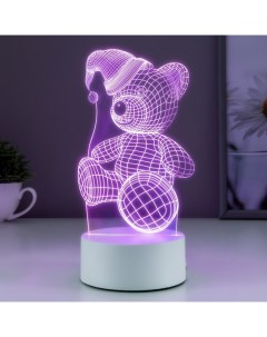 Светильник «Мишка в шапке» LED RGB Risalux