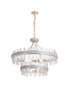 Люстра потолочная «Алиссия», LED, 160 Вт, 3 режима, золото, 73.5×73.5×62 см Bayerlux