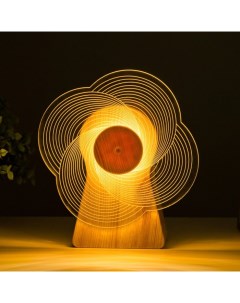 Светильник сенсорный «Волна» LED крутится 6 Вт USB 15×4×16 см Risalux