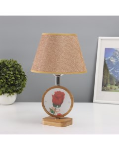 Лампа настольная с фоторамкой 9.8×9.8 см (акрил на магнитах) 20×20×35 см Risalux