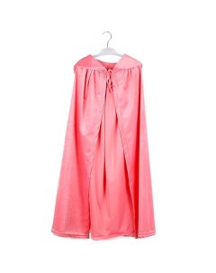 Карнавальный плащ детский, плюш, длина 90 см, розовый Страна карнавалия