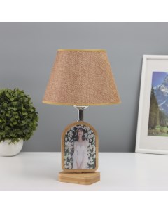 Лампа настольная с фоторамкой 7.2×11 см (акрил на магнитах) 20×20×35 см Risalux