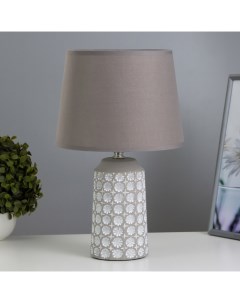 Лампа настольная 16627/1 E14 40 Вт серый 22×22×36 см Risalux