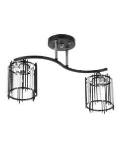 Люстра потолочная «Астрила», 2хЕ27, 40 Вт, черный, 45.5×12.5×28.5 см Bayerlux