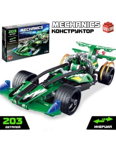 Конструктор гоночная машина «Багги» Техно, инерционный, 203 детали, 6+ Unicon
