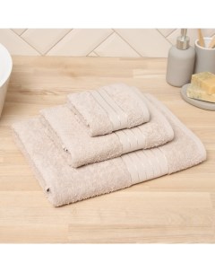 Полотенце махровое Love Life Basic, 50×90 см, хлопок 100%, бежевое Lovelife