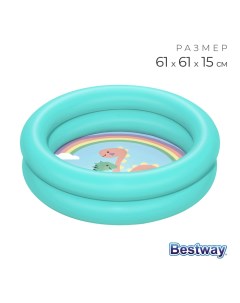 Бассейн надувной, 61×15 см, от 2 лет, МИКС, 51061 Bestway